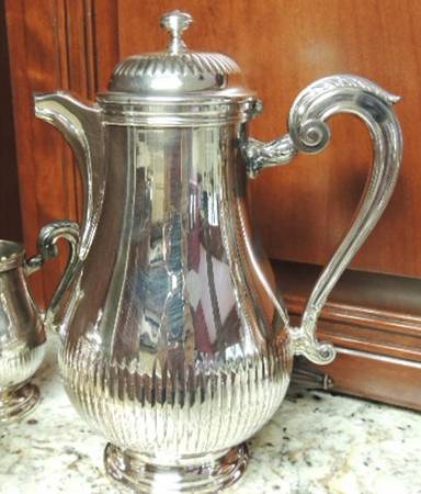 CTF110 (Silverplate, Hollowware) Silverplate Coffee Pot