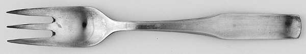 CUO87 (Silverplate) Individual Solid Fish Fork
