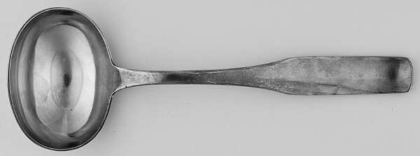 CUO87 (Silverplate) Solid Gravy Ladle
