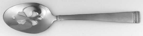 Satin Valence (Stainless) Pierced Tablespoon (Serving Spoon)