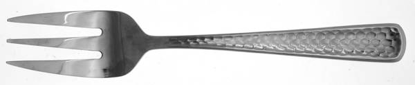 Francine Hammered (Stainless) Medium Solid Cold Meat Serving Fork