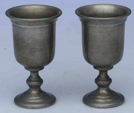 C5L1 Pewter Hollowware Wine Goblet - Set of 2