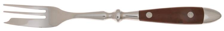 Bistro Woodgrain Brown (Stainless) Pastry Fork