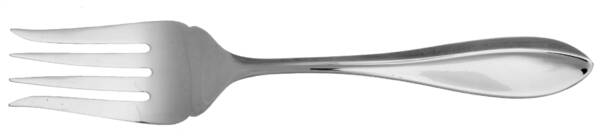 Carbay (Stainless) Medium Solid Cold Meat Serving Fork by Cuisinart Flatware