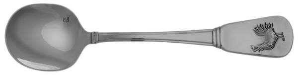 French Rooster (Stainless) Round Bowl Soup Spoon (Cream Soup) HC