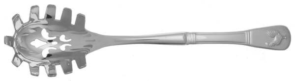 French Rooster (Stainless) Pasta Server with Stainless Bowl HC