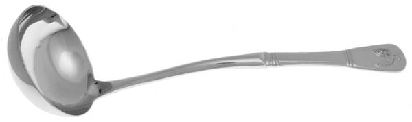 French Rooster (Stainless) Soup Ladle with Stainless Bowl HC