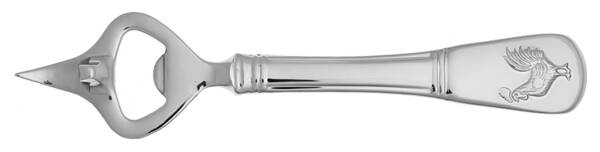 French Rooster (Stainless) Bottle/Can Opener with Stainless Bowl HC