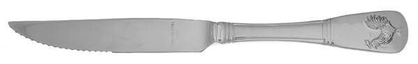 French Rooster (Stainless) Steak Knife Individual Hollow, Serrate HC