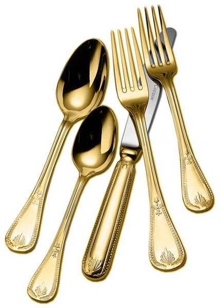 Consul (Gold Electroplate) Fork