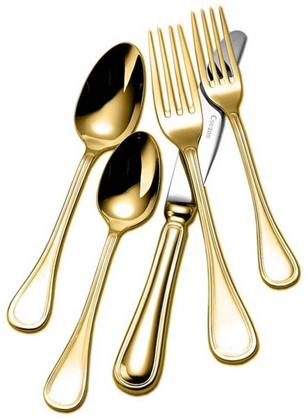 Lyrique (Gold Electroplate) Fork