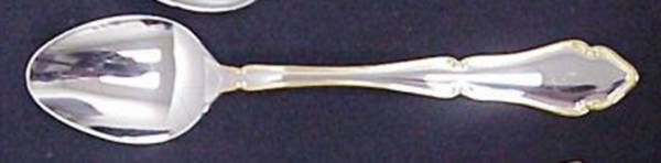 Sonata Gold Accent (Stainless) Place/Oval Soup Spoon