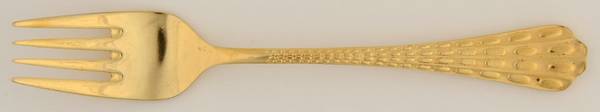 CSM4g (Gold Electroplate, 1966) Individual Salad Fork