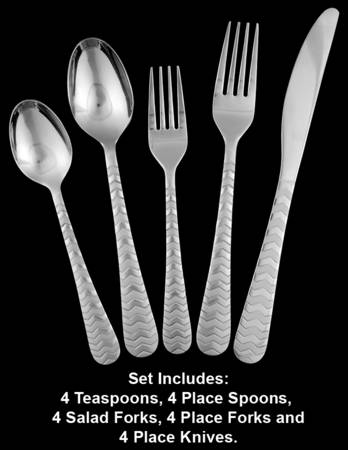 Berkshire Sand (Stainless) 20-Piece Set