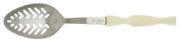 CUE3 (Stainless) Pierced Tablespoon (Serving Spoon) by Cutco Silver