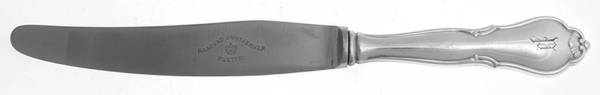 Coh25 (Silverplate) Monogram Modern Hollow Knife
