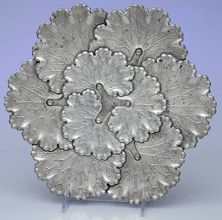Pewter Hollowware 9" Salad Plate