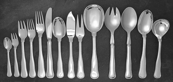 Old Danish (Silverplate) 113 Piece Set