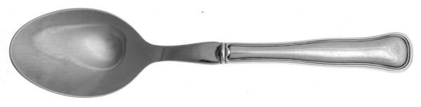 Old Danish (Silverplate) Serving Spoon with Stainless Bowl