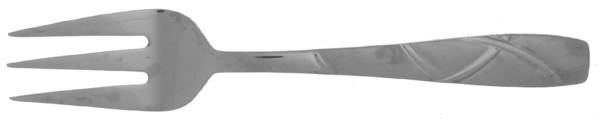 Kara Sand (Stainless) Medium Solid Cold Meat Serving Fork