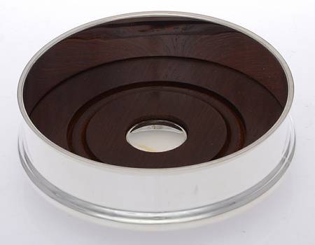 Silverplate Hollowware Wine Bottle Coaster