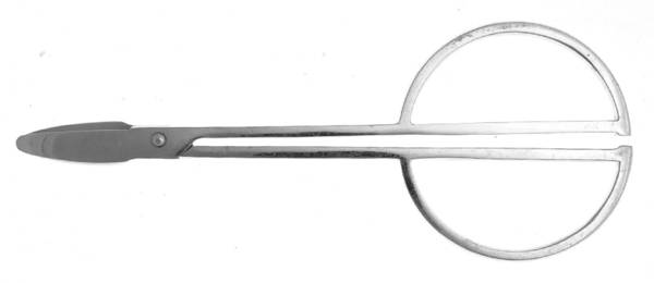 Silverplate Flatware Grape Shears with Hollow Handle
