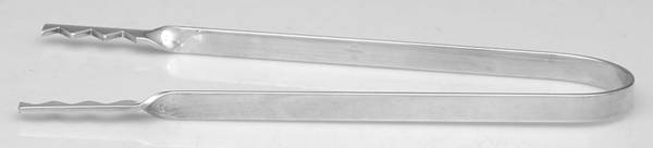 Silverplate Flatware Large Ice Serving Tongs