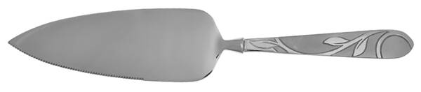 Zehira Frost (Stainless) Pie Server with Serrated Stainless Blade HC