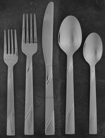 Maren-Tessa (Stainless) 5 Piece Place Setting