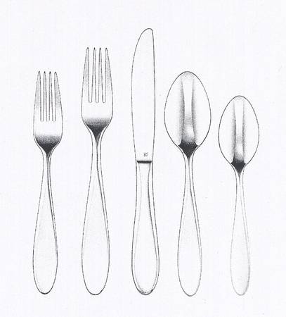 Isabella (Stainless) by Cuisinart Flatware