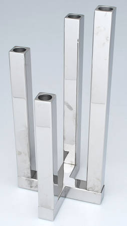 Arborescence (Stainless, Hollowware) 4 Light Candlestick