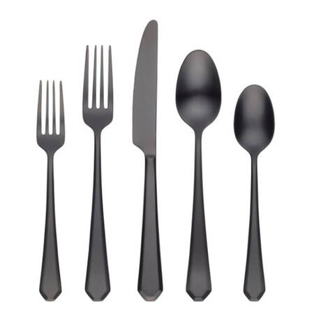 Geo Black Satin (Stainless) by Cambridge Silver
