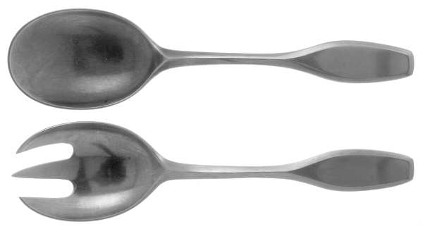 Fairwind (Stainless) (2 Pc) Solid Salad Set
