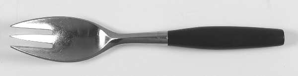 Kongo-Black (Stainless) Individual Salad Fork