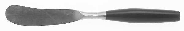 Kongo-Black (Stainless) Butter Spreader Hollow Hdl-Paddle/Stainless Blade