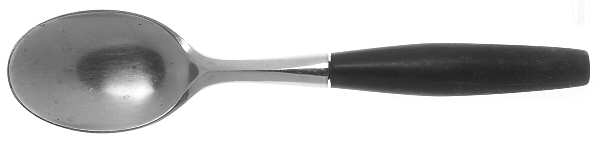 Kongo-Black (Stainless) Teaspoon