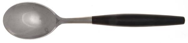 Kongo-Black (Stainless) Solid Salad Serving Spoon