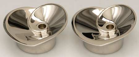 Silverplate Hollowware Heart Shape Taper Candleholder - Set of 2