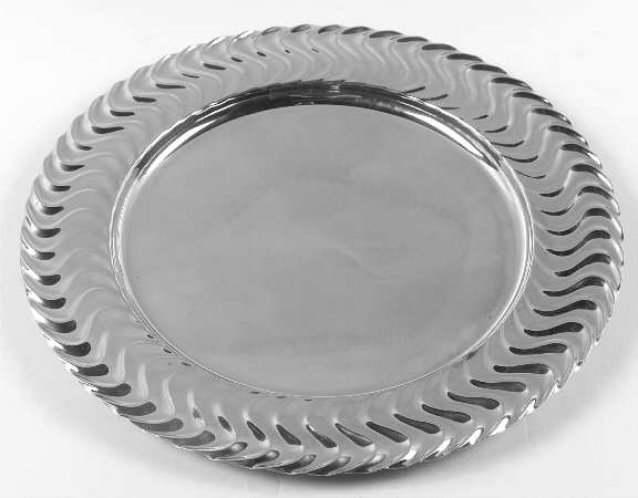 Stainless Hollowware Service Plate (Charger)