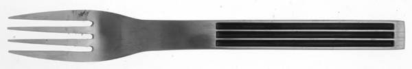 Thebe-Black (Stainless, Black Handle) Individual Salad Fork