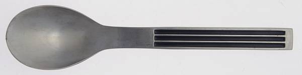 Thebe-Black (Stainless, Black Handle) Teaspoon
