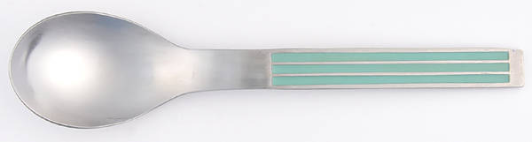 Thebe-Green (Stainless, Greenhd) Place/Oval Soup Spoon