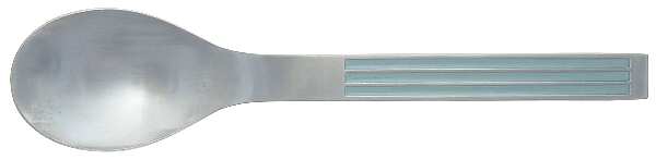 Thebe-Turquoise (Stainless, Turquoise) Solid Serving Spoon