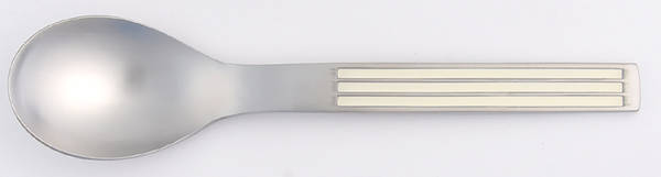 Thebe-White (Stainless, Whitehdl) Teaspoon