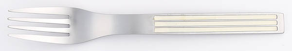 Thebe-White (Stainless, Whitehdl) Individual Salad Fork