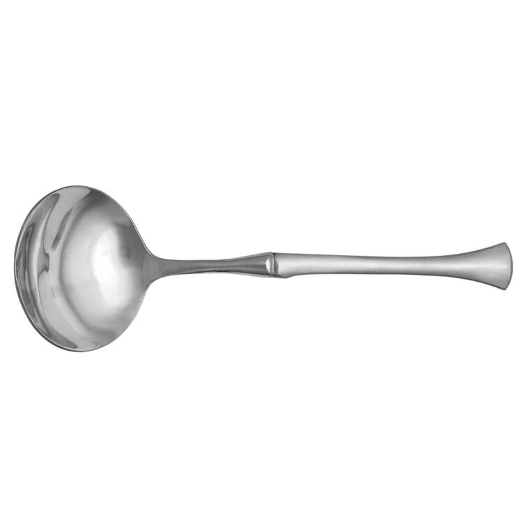 Thistle (Stainless) Gravy Ladle with No Spout Stainless Bowl HC