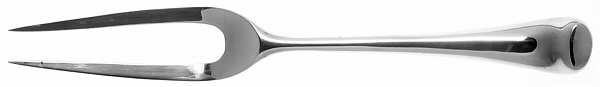 Torun (Silverplate) Large Stainless-Prong Roast Carving Fork