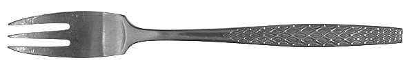 Variation IV (Stainless, No Black Accent) Individual Salad Fork