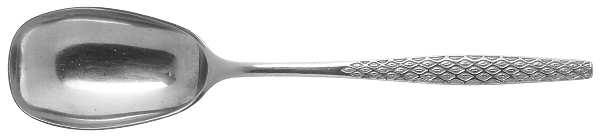 Variation IV (Stainless, No Black Accent) Solid Serving Spoon
