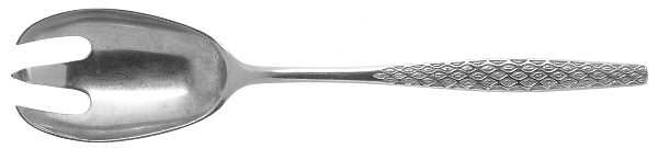 Variation IV (Stainless, No Black Accent) Solid Serving Fork